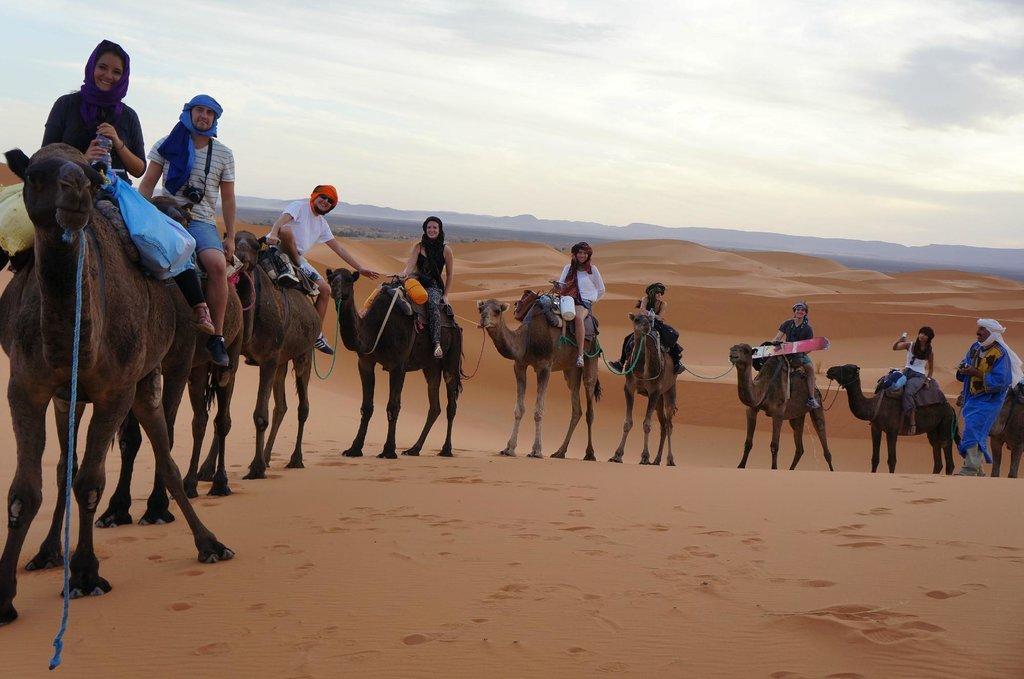 Kasbah Tamariste Acomodação com café da manhã Merzouga Exterior foto